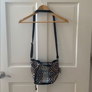 World market cross body bucket bag